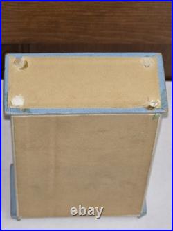 Antique German Dresden cardboard bookcase candy container dollhouse miniature