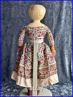 Antique German  Dressel  20 Papier Mache Fashion Lady Doll