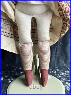 Antique German  Dressel  20 Papier Mache Fashion Lady Doll