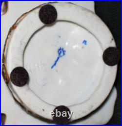 Antique German Dressel Kister Girl & Flower Bouquet Doll Rare Porcelain Figurine