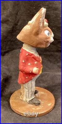 Antique German Easter Bunny Rabbit Head Nodder