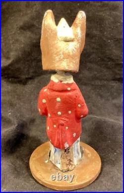 Antique German Easter Bunny Rabbit Head Nodder