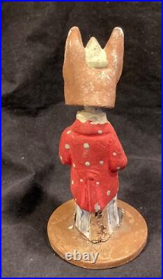 Antique German Easter Bunny Rabbit Head Nodder