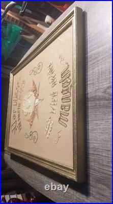 Antique German Embroidery House Blessings Pre 1930 Great Condition