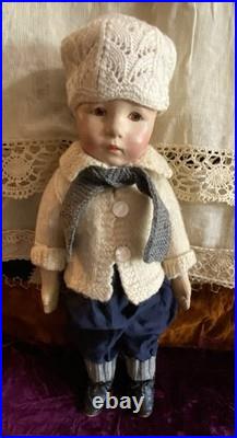 Antique German Fabulous Kathe Kruse 17 Doll All Original