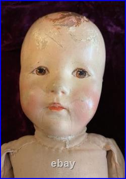 Antique German Fabulous Kathe Kruse 17 Doll All Original