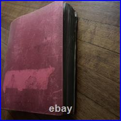 Antique German Floral Photo Album With 247 Antique/Vintage Postcards Ephemera