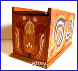 Antique German Folk Art Wooden Toy Coach & Horses, Orig. Painted Box c 1880-1910 Antique German Folk Art Wooden Toy Coach & Horses, Orig. Painted Box c 1880-1910