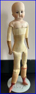 Antique German French Bisque Turned Head Shoulder Leather Hands Boots Doll 22