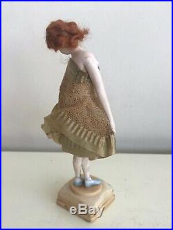 Antique German Galluba & Hoffman Bisque Fashion Lady Figurine! VERY RARE