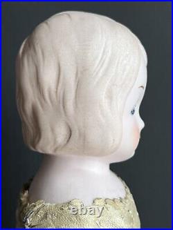 Antique German Gebruder Heubach  Bisque Shoulder Head Googly Eye Doll