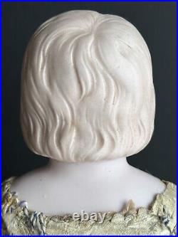 Antique German Gebruder Heubach  Bisque Shoulder Head Googly Eye Doll