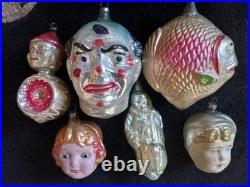 Antique German Glass Blowfish Ornament