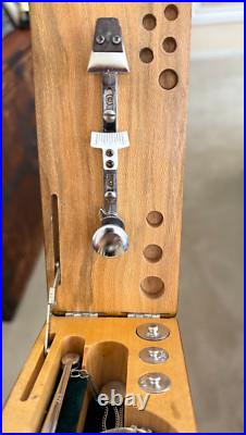 Antique German Gold Scale Weight Wood Box Traveling Jewelers Apothecary vintage
