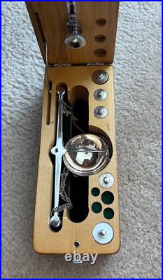 Antique German Gold Scale Weight Wood Box Traveling Jewelers Apothecary vintage Antique German Gold Scale Weight Wood Box Traveling Jewelers Apothecary vintage