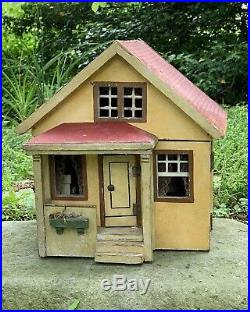Antique German Gottschalk Dollhouse Cottage