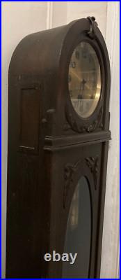 Antique German Granddaughter clock 74 x 19.5 x 10 (Vintage circa 1850-1899) Antique German Granddaughter clock 74 x 19.5 x 10 (Vintage circa 1850-1899)