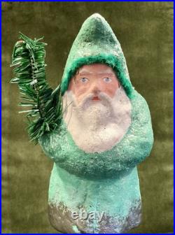 Antique German Green Belsnickle 9 Inches