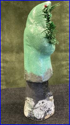 Antique German Green Belsnickle 9 Inches