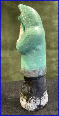 Antique German Green Belsnickle 9 Inches