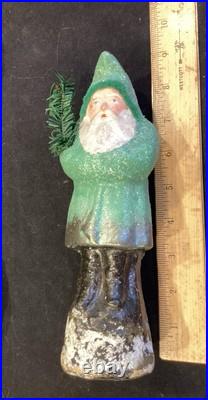 Antique German Green Belsnickle 9 Inches
