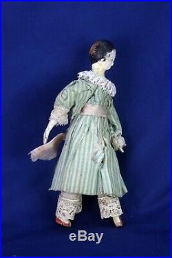 Antique German Grodnertal Wood Doll 6 ca1830