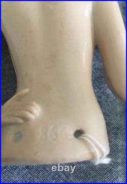 Antique German Half Doll Large flapper 1920 Exquisite Lady Perfect Porcelain