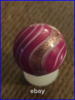 Antique German Handmade Gold Lutz Marble