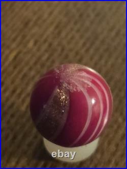 Antique German Handmade Gold Lutz Marble