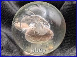 Antique German Handmade Sulphide Marble Frog Figure UNPOLISHED UV 1.18 1-3/16 Antique German Handmade Sulphide Marble Frog Figure UNPOLISHED UV 1.18 1-3/16