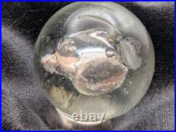 Antique German Handmade Sulphide Marble Frog Figure UNPOLISHED UV 1.18 1-3/16 Antique German Handmade Sulphide Marble Frog Figure UNPOLISHED UV 1.18 1-3/16