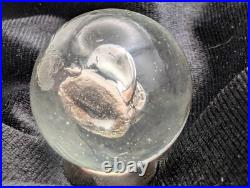 Antique German Handmade Sulphide Marble Frog Figure UNPOLISHED UV 1.18 1-3/16 Antique German Handmade Sulphide Marble Frog Figure UNPOLISHED UV 1.18 1-3/16