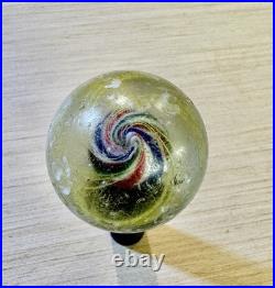 Antique German Handmade Swirl with a Solid Ribbon Core 2+MAKE AN OFFER