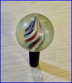 Antique German Handmade Swirl with a Solid Ribbon Core 2+MAKE AN OFFER