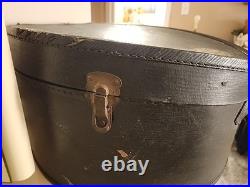 Antique German Hat Box c. 1890-1910 Bremen-Marked with Original Interior