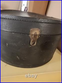 Antique German Hat Box c. 1890-1910 Bremen-Marked with Original Interior