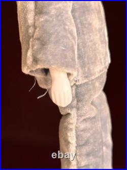 Antique German Hertwig Cabinet Size 9 Bisque Molded Shoulder Plate Doll