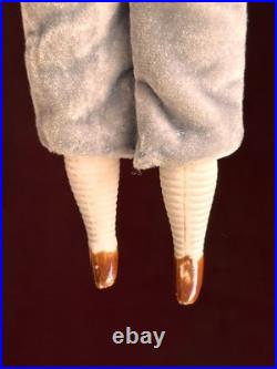 Antique German Hertwig Cabinet Size 9 Bisque Molded Shoulder Plate Doll