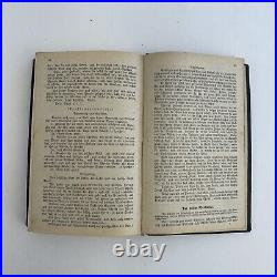 Antique German Hymnal 1853 Scarce Religion Gefangbuch Song Book Vintage