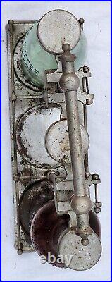 Antique German Industrial Machine Age Tantalus Decanter Lock Set & Rare Find Antique German Industrial Machine Age Tantalus Decanter Lock Set & Rare Find
