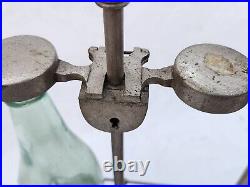 Antique German Industrial Machine Age Tantalus Decanter Lock Set & Rare Find Antique German Industrial Machine Age Tantalus Decanter Lock Set & Rare Find