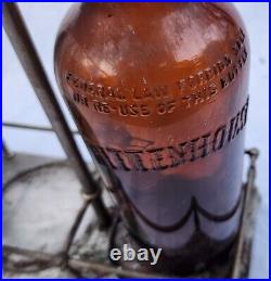 Antique German Industrial Machine Age Tantalus Decanter Lock Set & Rare Find Antique German Industrial Machine Age Tantalus Decanter Lock Set & Rare Find