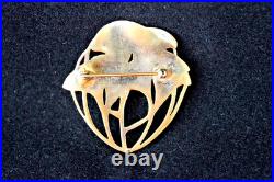 Antique German Jugendstil (Art Nouveau) T Fahrner silver brooch c 1900