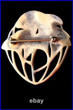 Antique German Jugendstil (Art Nouveau) T Fahrner silver brooch c 1900