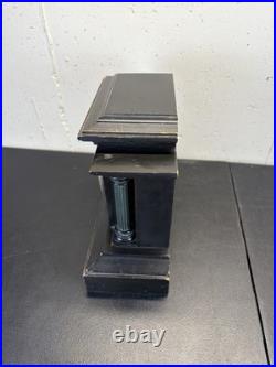 Antique German Junghans Wooden Mantle Clock 12Tx15Lx6W