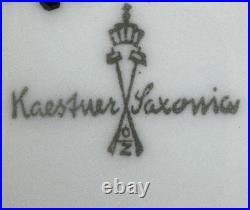 Antique German Kaestner Saxonia Porcelain Figural Ashtray 1930s Bavaria Style