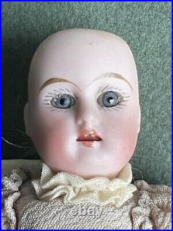 Antique German Kammer Reinhardt 192 Bisque Head Miniature Dollhouse Doll