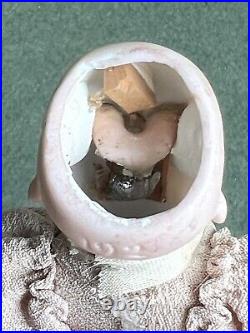 Antique German Kammer Reinhardt 192 Bisque Head Miniature Dollhouse Doll