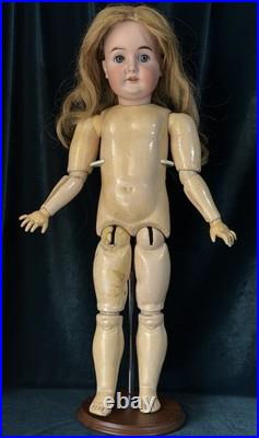 Antique German Karl Hartmann 25 Doll Bisque Head Composition Body