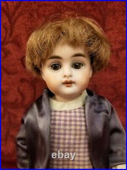 Antique German Kestner 150 All Bisque Strung Doll Large 7 inch Sleep Eyes Nice